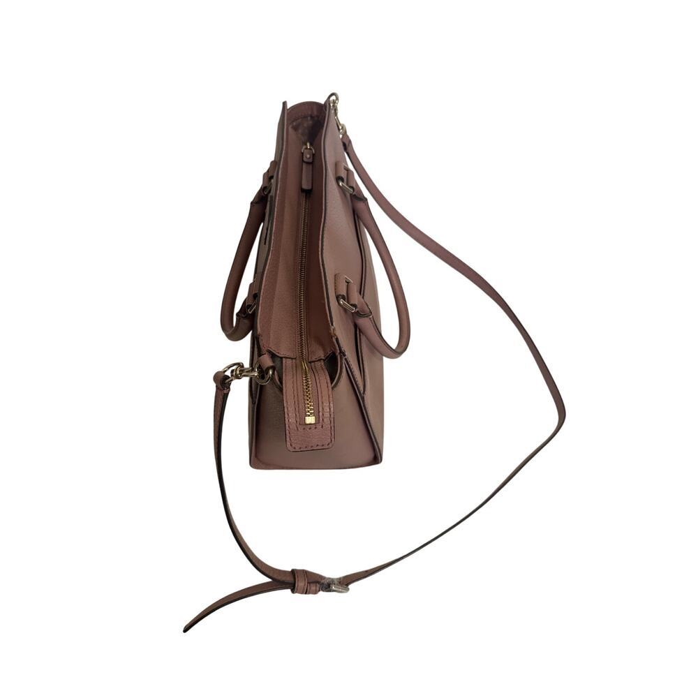 Kate Spade Lana Grove Street Satchel Pocketbook Dusty Peony Straps Leather - Picture 6 of 13